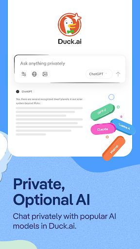 DuckDuckGo, optional Duck.ai screenshot 12