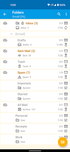 FairEmail, privacy aware email screenshot 7